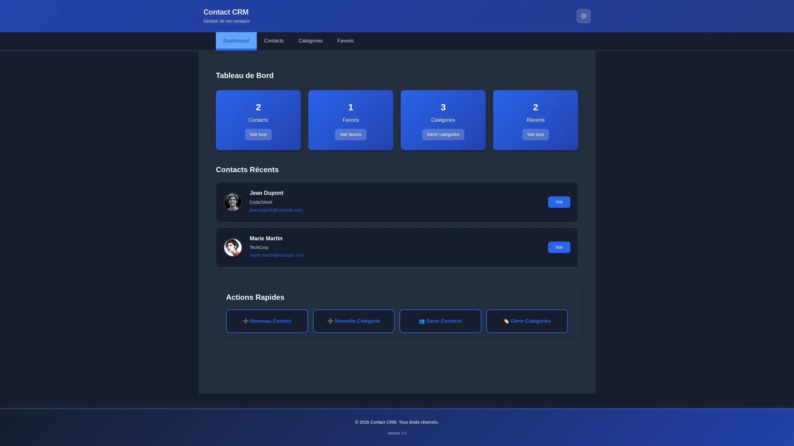 Contact CRM